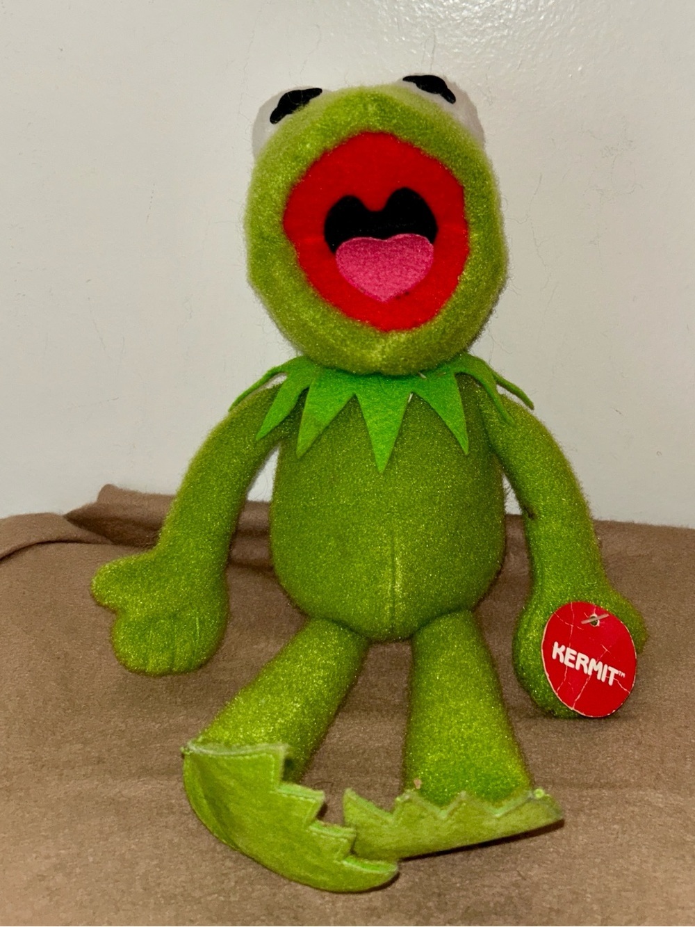 Vintage Kermit the Frog 1976 Fisher Price #850 Jim Henson Muppets Doll.